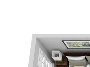 2 Bed - 2 Bath Rooke Bedroom Layout 1066 sq.ft. Two Bed Two Bath